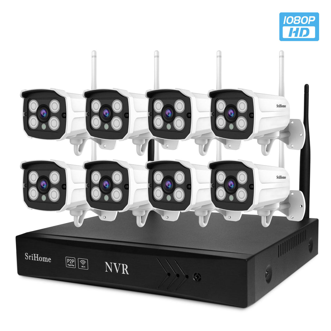 Srihome4or8ch Wireless NVR Recorder with a 30% Discount the Price is $670.71 ($287.45 Savings)