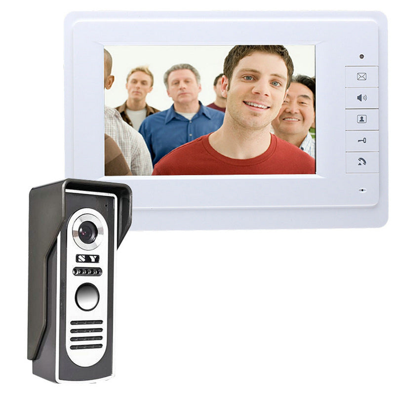 ENNIO 7 Inch Color Video Intercom Doorbell Night Vision Rainproof with a 30% Discount the Price is $194.92 ($83.54 Savings)